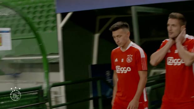 Ajax train in Lisbon, ahead of Champions League opener